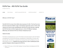 Tablet Screenshot of futatax.com